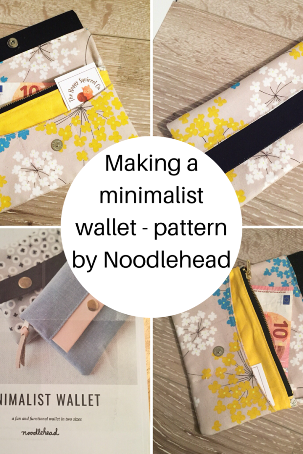 Sewing the minimalist wallet, beginner friendly pattern by Noodlehead